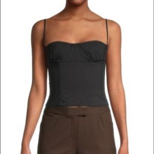 NWT WeWoreWhat underwire corset top